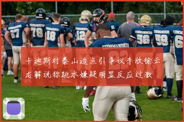 卡迪斯对泰山造点引争议李欣徐云龙解说称跳水嫌疑明显反应过激